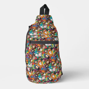 Cartoon Harry Potter-Zeichen-Toss-Muster Crossbody Bag