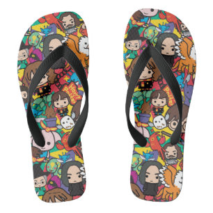 Cartoon Harry Potter-Zeichen-Toss-Muster Flip Flops