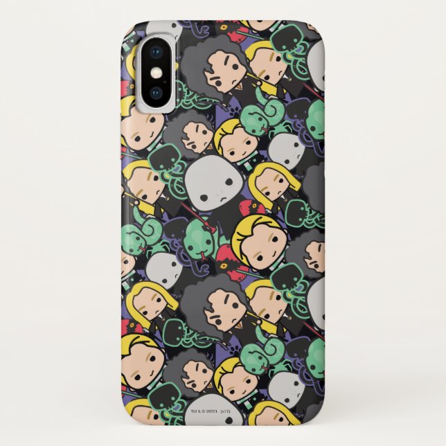 Cartoon-Harry- Pottertodesesser-Wurf-Muster Case-Mate iPhone Hülle (Rückseite)