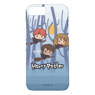 Cartoon Harry, Ron & Hermione, der in Holz fliegt Case-Mate iPhone Hülle