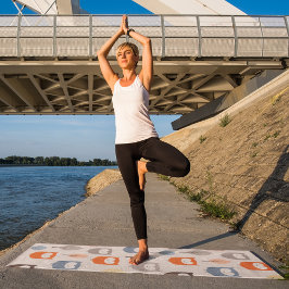 Cartoon Herbsthuhn Yogamatte