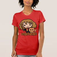 Cartoon Hermione und Crookshanks