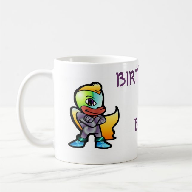 Cartoon Hero Kaffeetasse (Links)