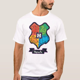 Cartoon Hogwarts Crest T-Shirt