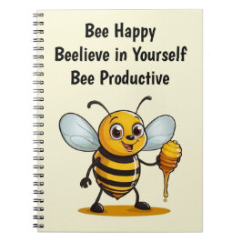 Cartoon Honey Bee Personalisiert Notizblock