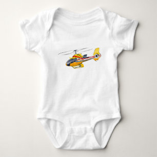 Cartoon-Hubschrauber Baby Strampler
