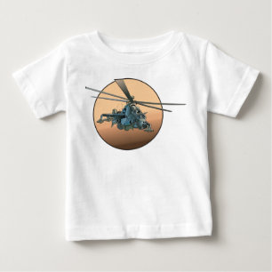 Cartoon-Hubschrauber Baby T-shirt
