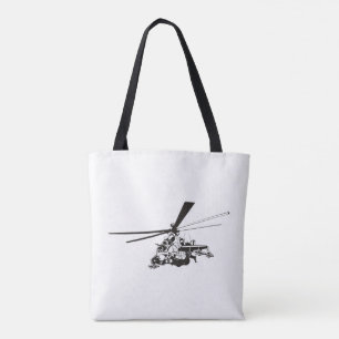 Cartoon-Hubschrauber "Hind" Tasche