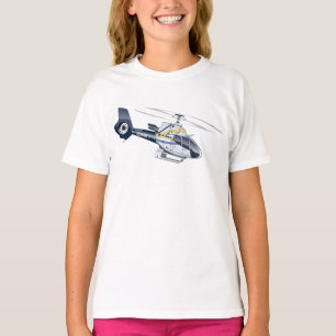 Cartoon-Hubschrauber T-Shirt
