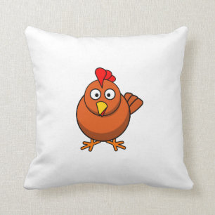Cartoon-Huhn Kissen