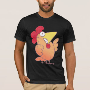 Cartoon-Huhn-T-Shirt   lustiges LOL Huhn-Shirt T-Shirt