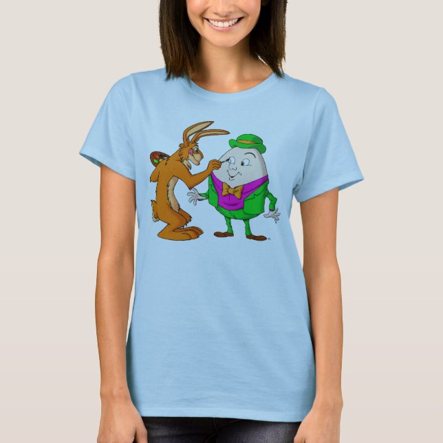 Cartoon Humpty Dumpty women T - Shirt (Vorderseite)