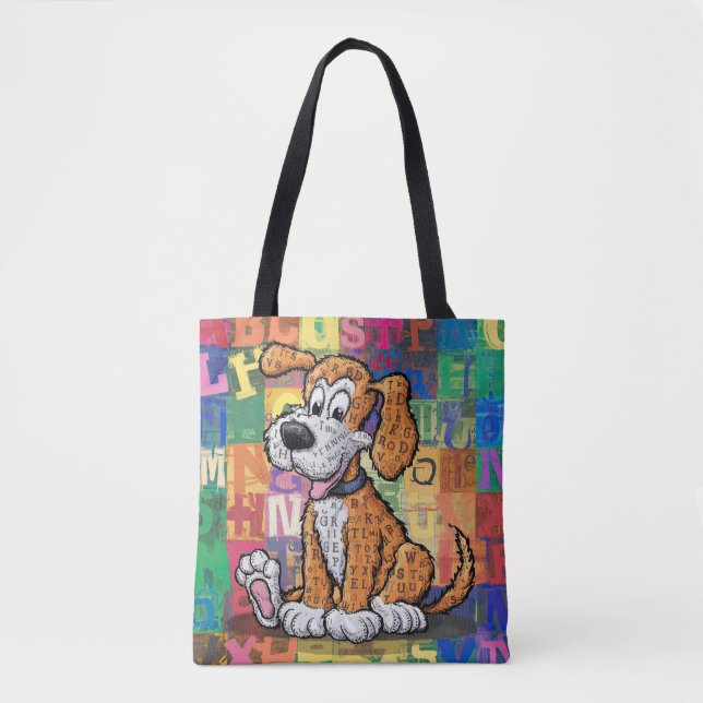 Cartoon-Hund Tasche (Vorderseite)
