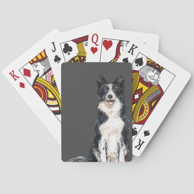 Cartoon Hunde Katze Spielkarten (Rückseite)