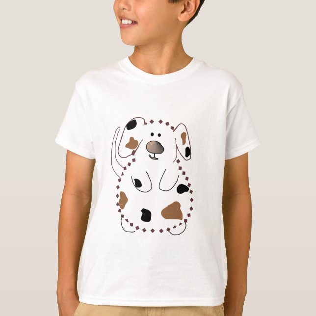 Cartoon-Hundet-shirts und -geschenke T-Shirt (Vorderseite)