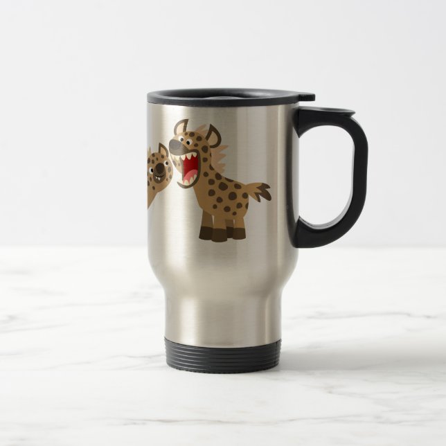 Cartoon Hyenas Commuter Mug (Droit)