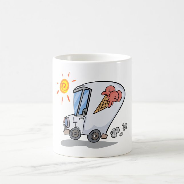Cartoon Ice Cream Truck Spaß Sommerabend Kaffeetasse (Von Creator hochgeladen)