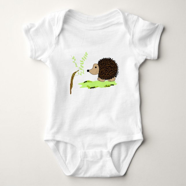 Cartoon Igel Baby Strampler (Vorderseite)