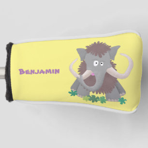 Cartoon-Illustration aus Wolle Golf Headcover
