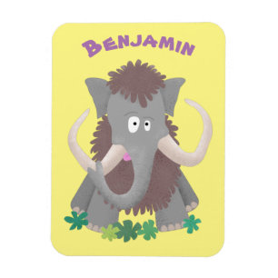 Cartoon-Illustration aus Wolle Magnet