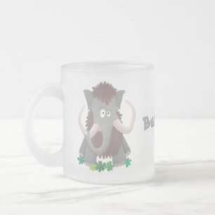 Cartoon-Illustration aus Wolle Mattglastasse