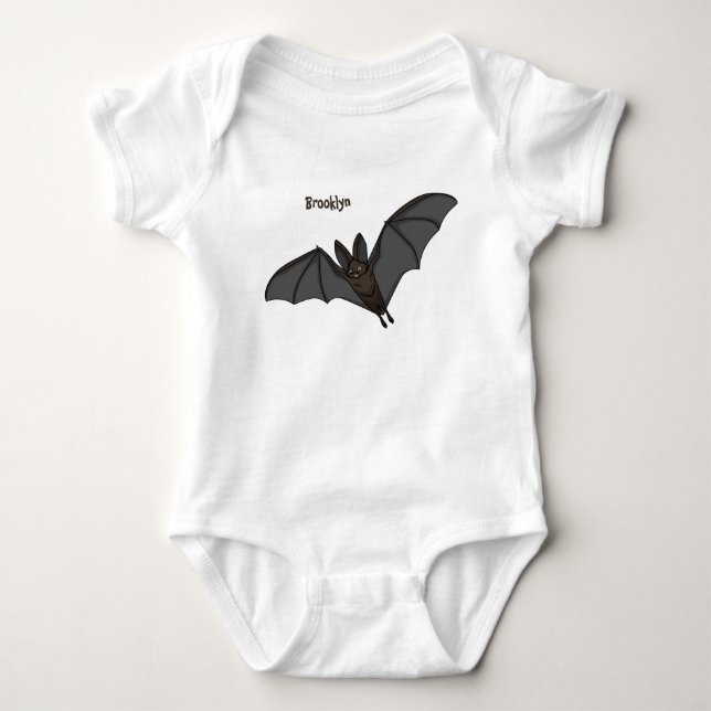 Cartoon-Illustration Baby Strampler (Vorderseite)