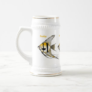 Cartoon-Illustration Bierglas