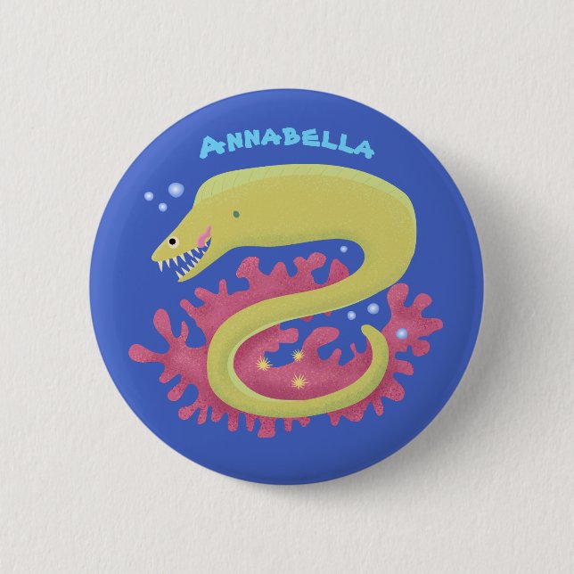 Cartoon-Illustration Button (Vorderseite)