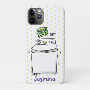 Cartoon-Illustration für die niedliche Waschmaschi Case-Mate iPhone Hülle