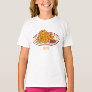 Cartoon-Illustration für gefrorenes Huhn T-Shirt