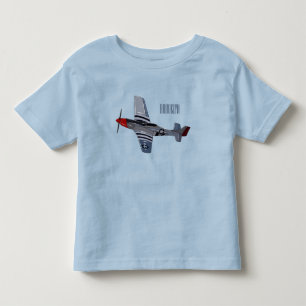 Cartoon-Illustration für Kampfbomber Kleinkind T-shirt