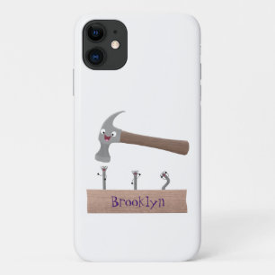 Cartoon-Illustration für niedliche, lustige Hammer Case-Mate iPhone Hülle