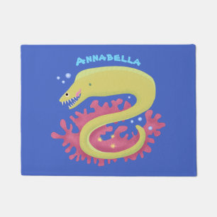 Cartoon-Illustration Fußmatte