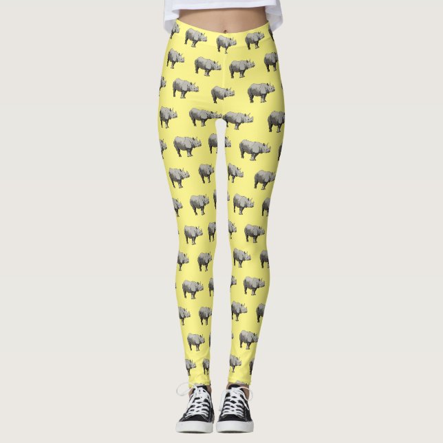Cartoon-Illustration Leggings (Vorderseite)