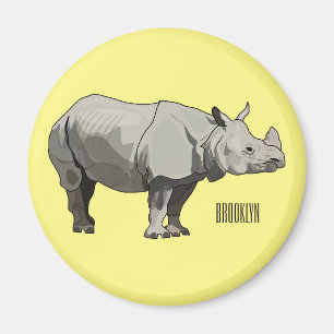 Cartoon-Illustration Magnet