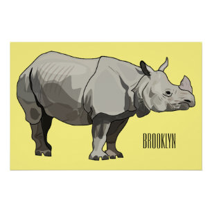Cartoon-Illustration Poster