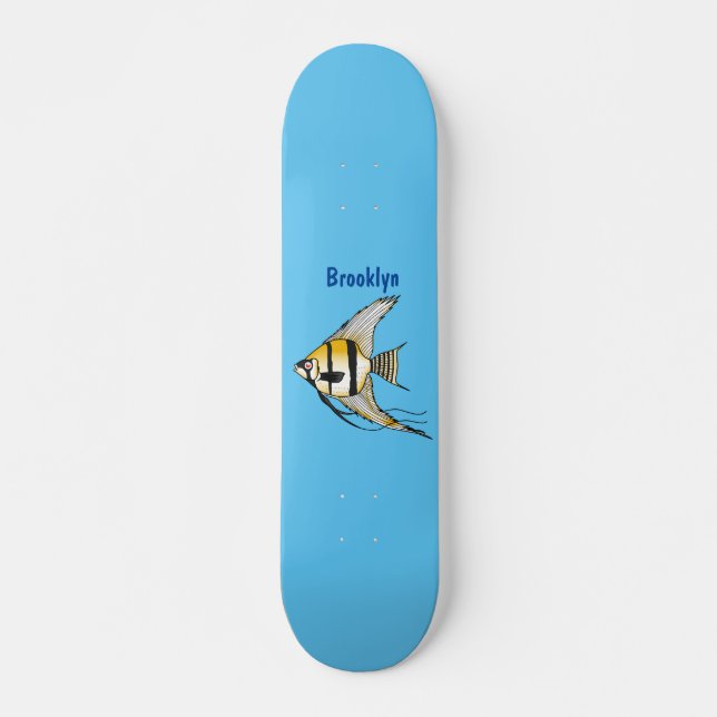 Cartoon-Illustration Skateboard (Vorne)