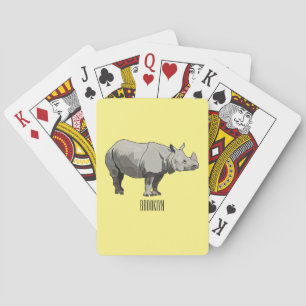 Cartoon-Illustration Spielkarten
