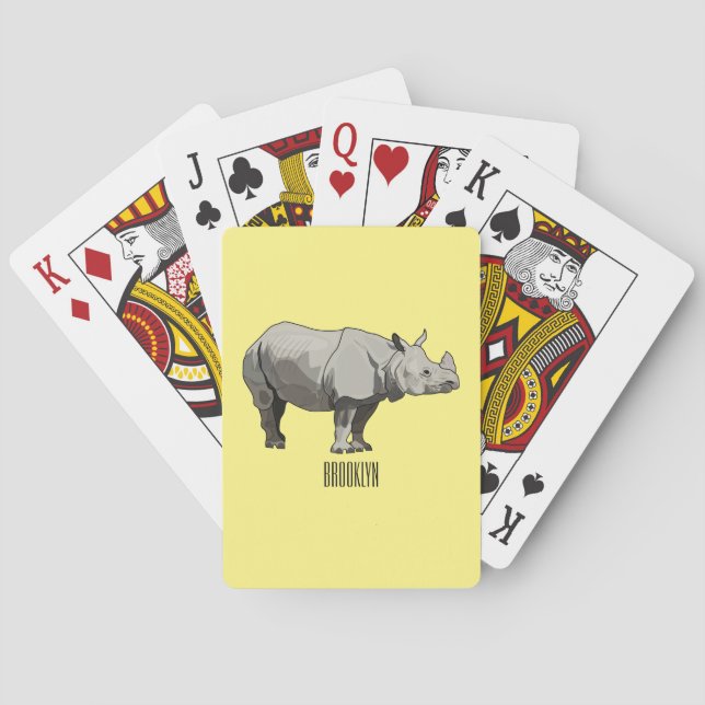 Cartoon-Illustration Spielkarten (Rückseite)