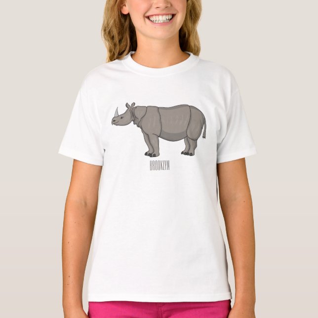 Cartoon-Illustration T-Shirt (Vorderseite)