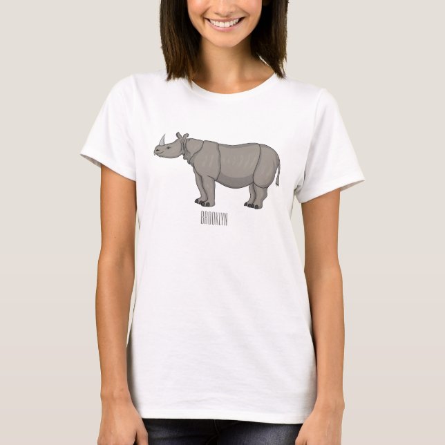 Cartoon-Illustration T-Shirt (Vorderseite)