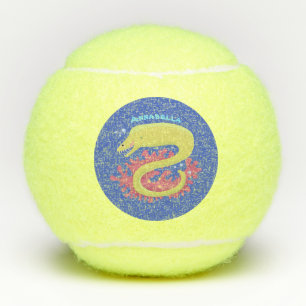 Cartoon-Illustration Tennisbälle