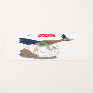 Cartoon-Illustration von Funny Roadrunner Yogamatte