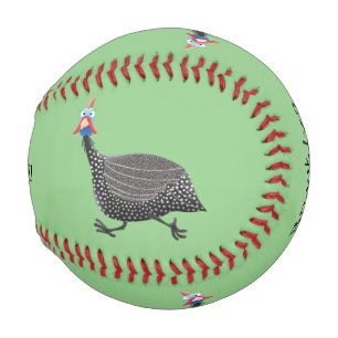 Cartoon-Illustration von guineischen Vögeln Baseball