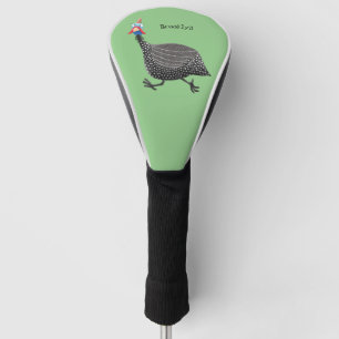 Cartoon-Illustration von guineischen Vögeln Golf Headcover
