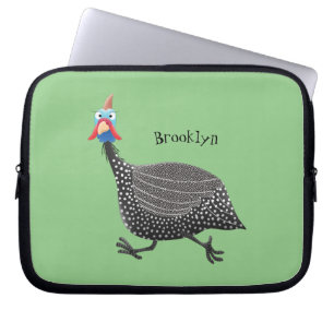 Cartoon-Illustration von guineischen Vögeln Laptopschutzhülle