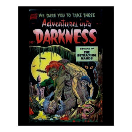 Cartoon Illustriertes Comic Poster