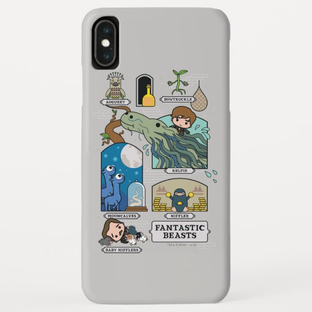 Cartoon in Lebensräumen Case-Mate iPhone Hülle (Rückseite)