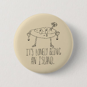 Cartoon-Insel Button