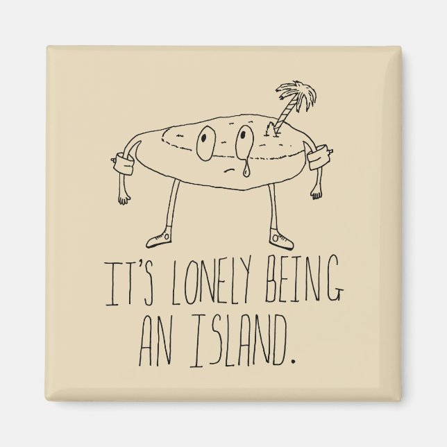 Cartoon Island Magnet (Vorne)